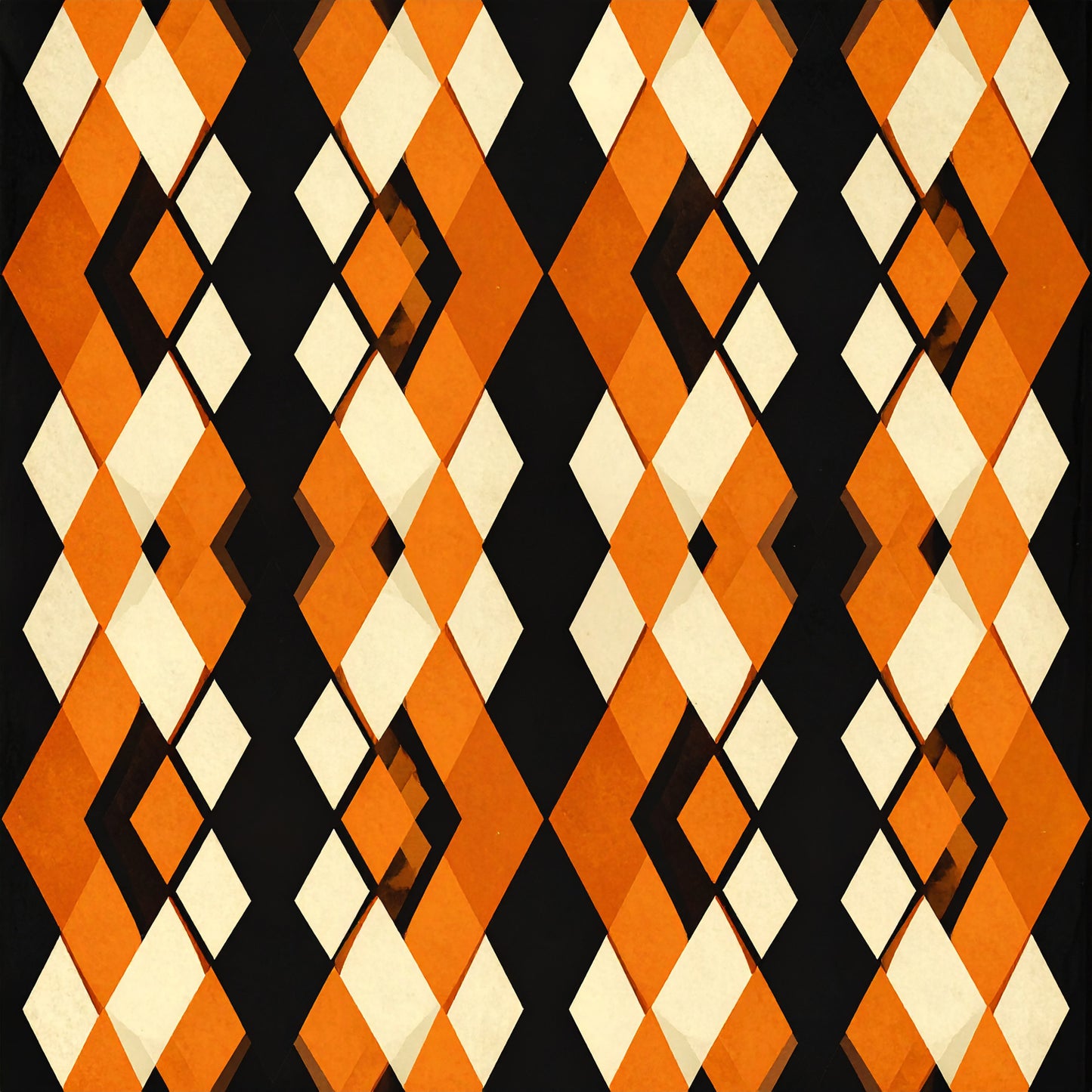 Vintage Midnight Halloween Pattern 6 Quilting Cotton Fabric