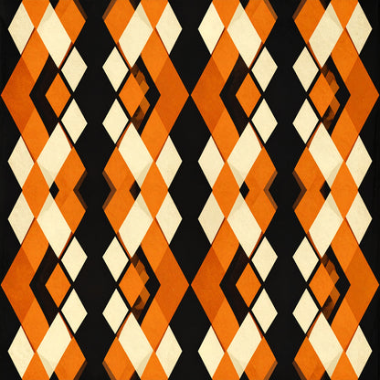 Vintage Midnight Halloween Pattern 6 Quilting Cotton Fabric
