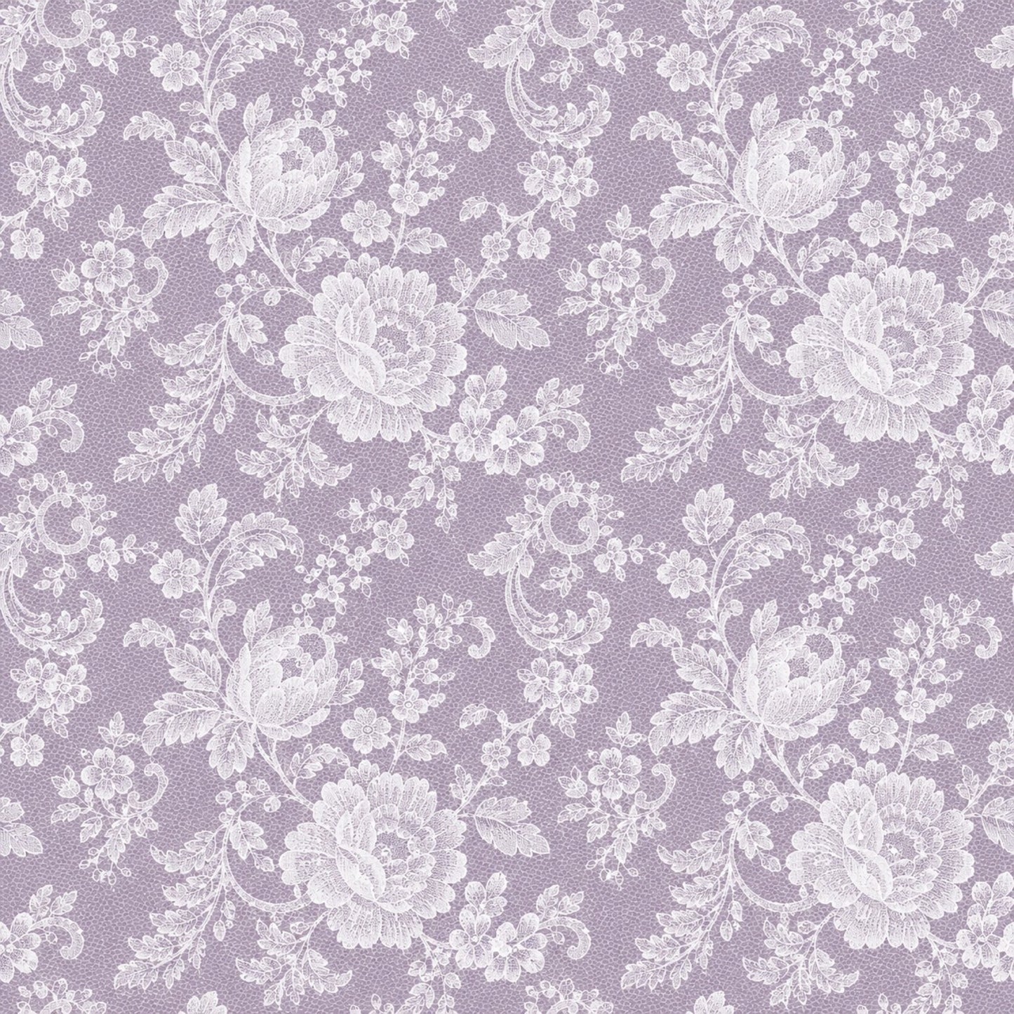 Vintage Rose Lace Pattern 11 Quilting Cotton Fabric