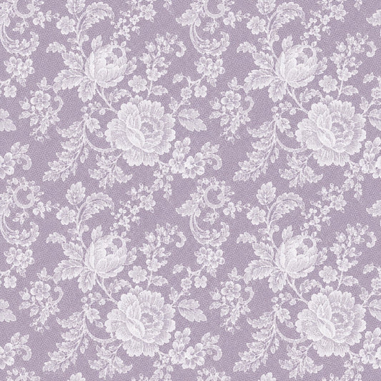 Vintage Rose Lace Pattern 11 Quilting Cotton Fabric