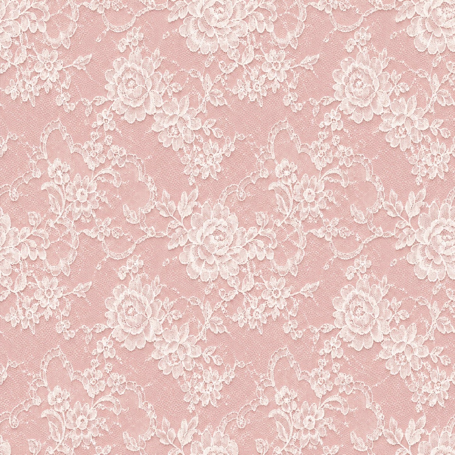 Vintage Rose Lace Pattern 7 Quilting Cotton Fabric