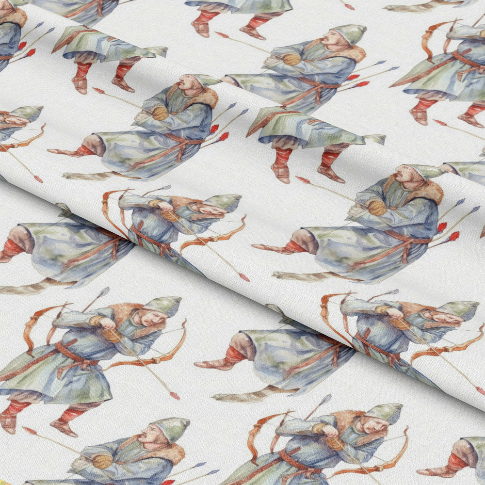 Watercolor Archery Quilting Cotton Fabric