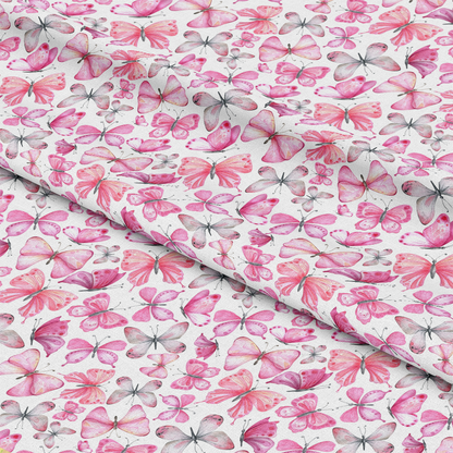 Watercolor Butterflies Pattern 10 Quilting Cotton Fabric