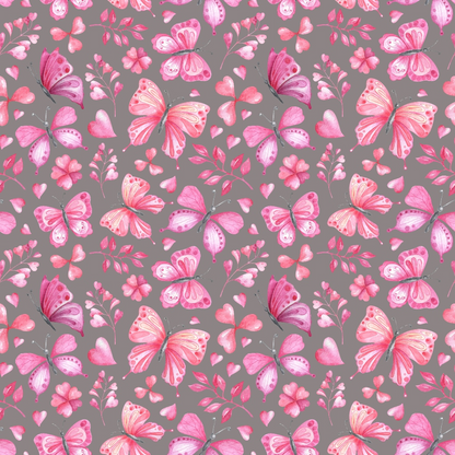 Watercolor Butterflies Pattern 6 Quilting Cotton Fabric