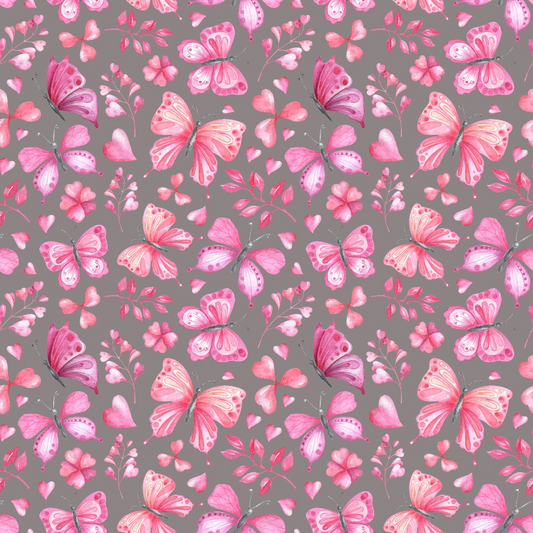 Watercolor Butterflies Pattern 6 Quilting Cotton Fabric