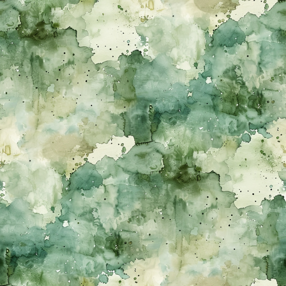 Watercolor Camouflage Grunge Pattern 13 Quilting Cotton Fabric