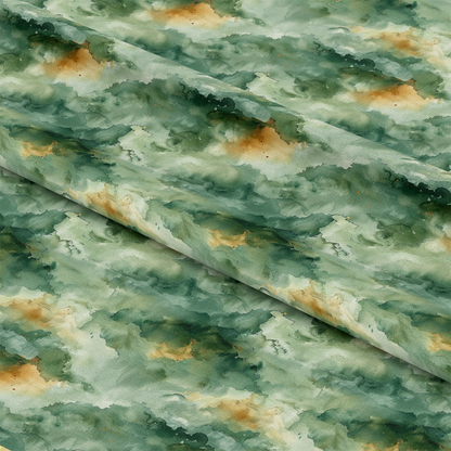 Watercolor Camouflage Grunge Pattern 8 Quilting Cotton Fabric