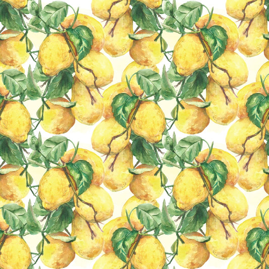 Watercolor Happy Sukkot Pattern 7 Quilting Cotton Fabric