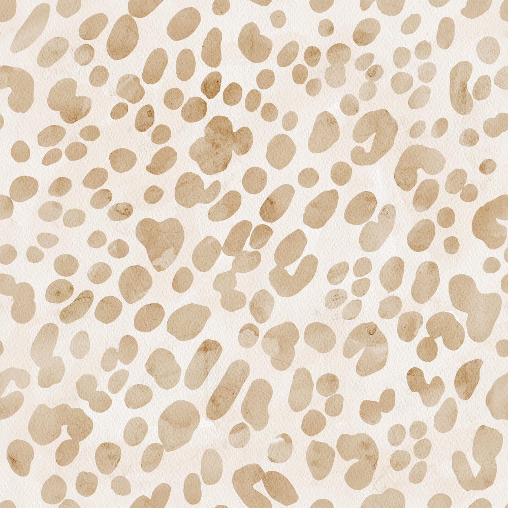 Watercolor Leopard Print 1 Quilting Cotton Fabric