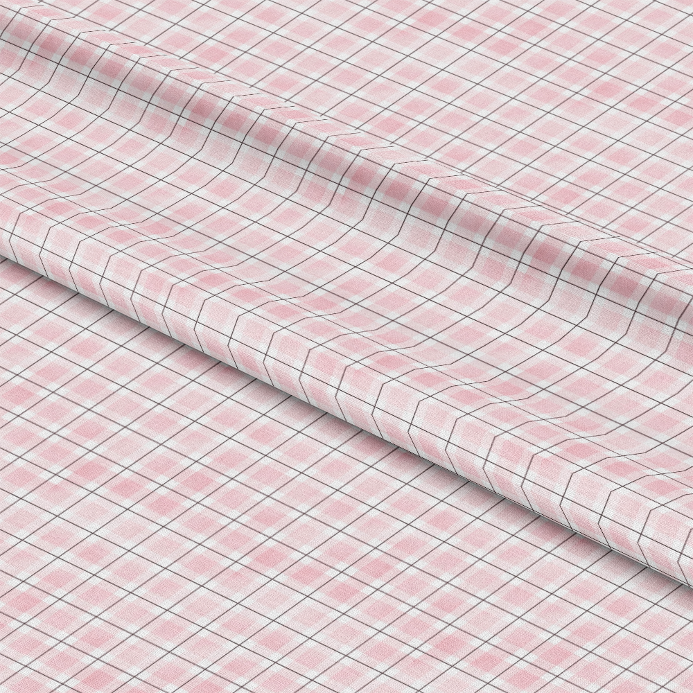 Watercolor Lumberjack Plaid Pattern 13 Quilting Cotton Fabric