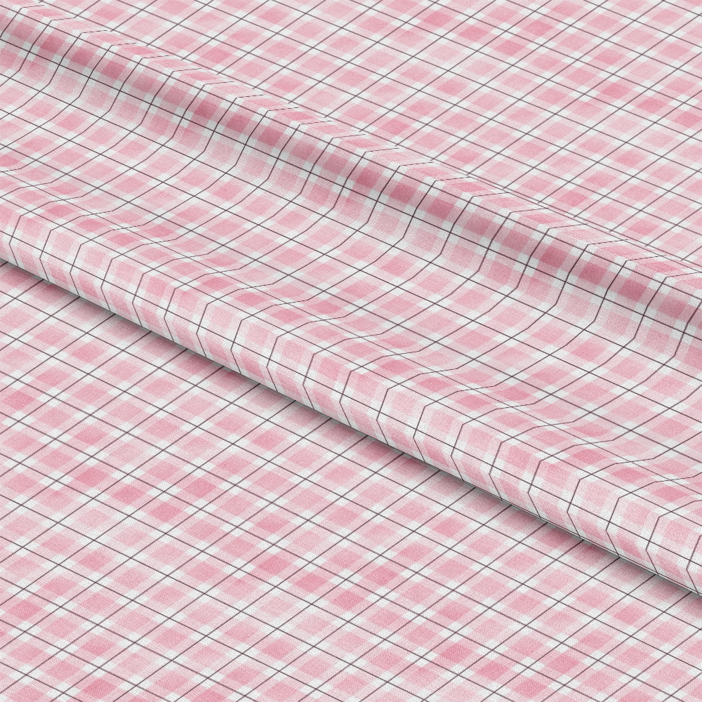 Watercolor Lumberjack Plaid Pattern 14 Quilting Cotton Fabric
