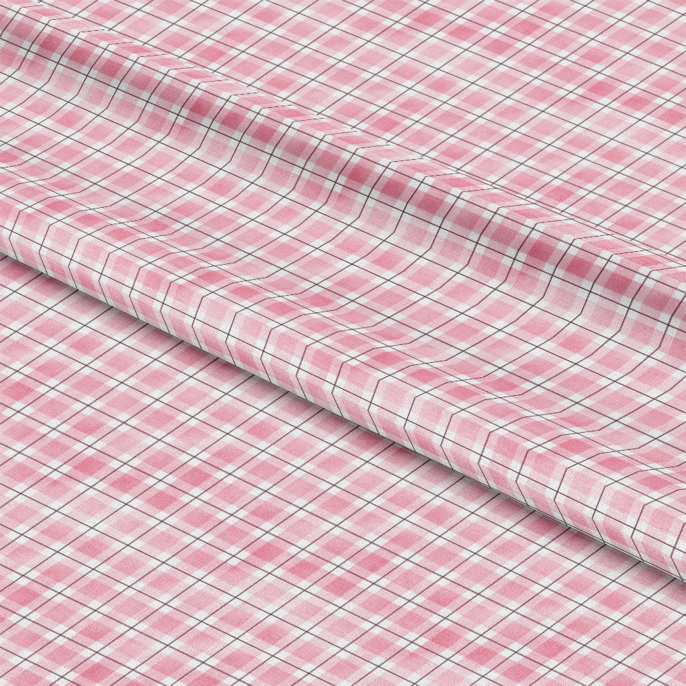 Watercolor Lumberjack Plaid Pattern 15 Quilting Cotton Fabric