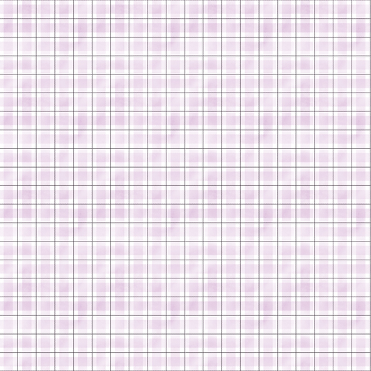 A grid pattern with light purple squares and thin black lines on a white background.