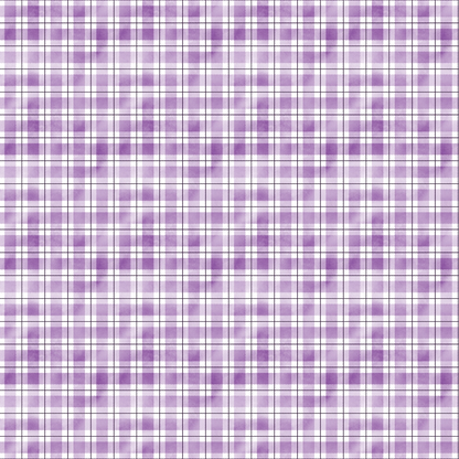 A purple and white plaid pattern with intersecting horizontal and vertical lines.