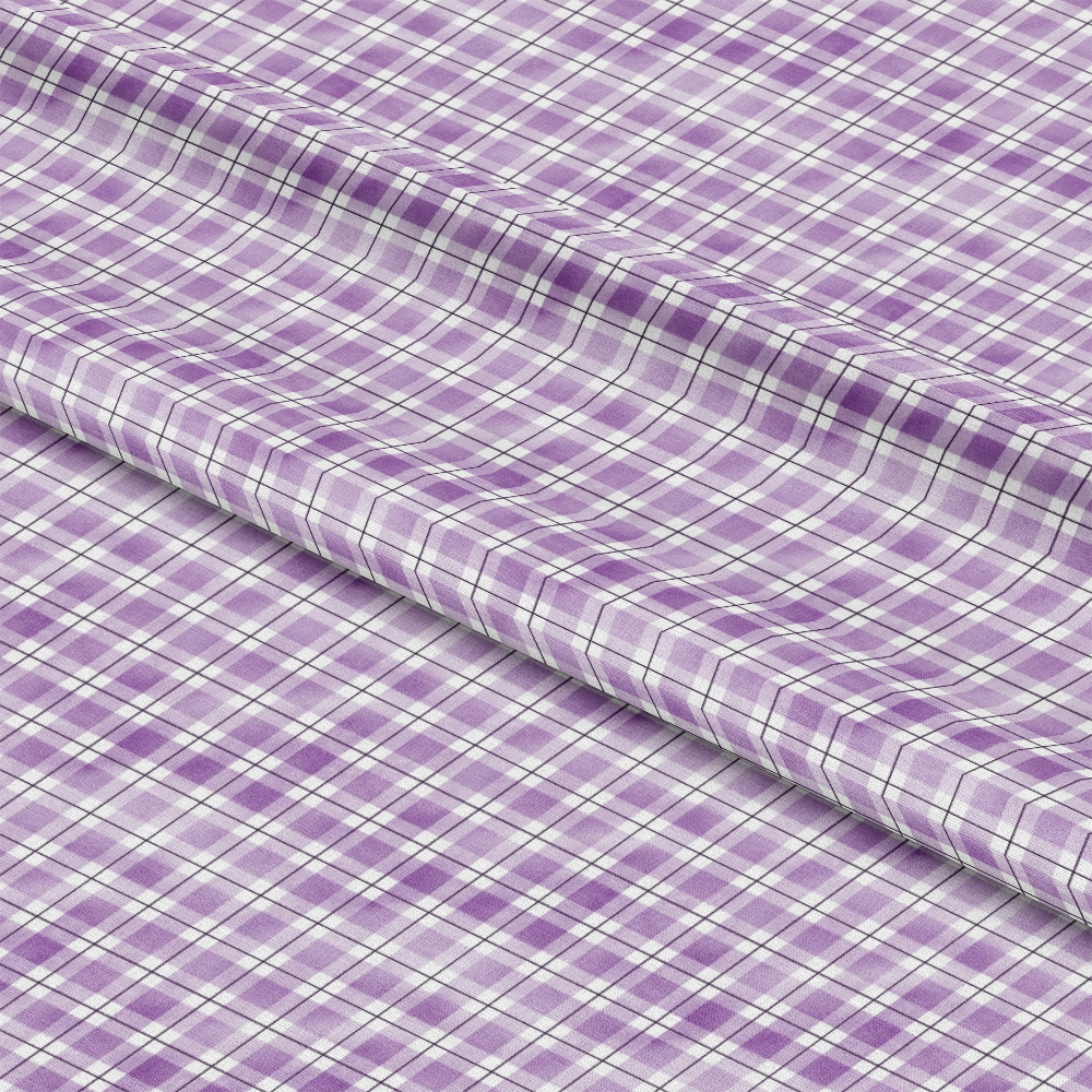 Watercolor Lumberjack Plaid Pattern 21 Quilting Cotton Fabric