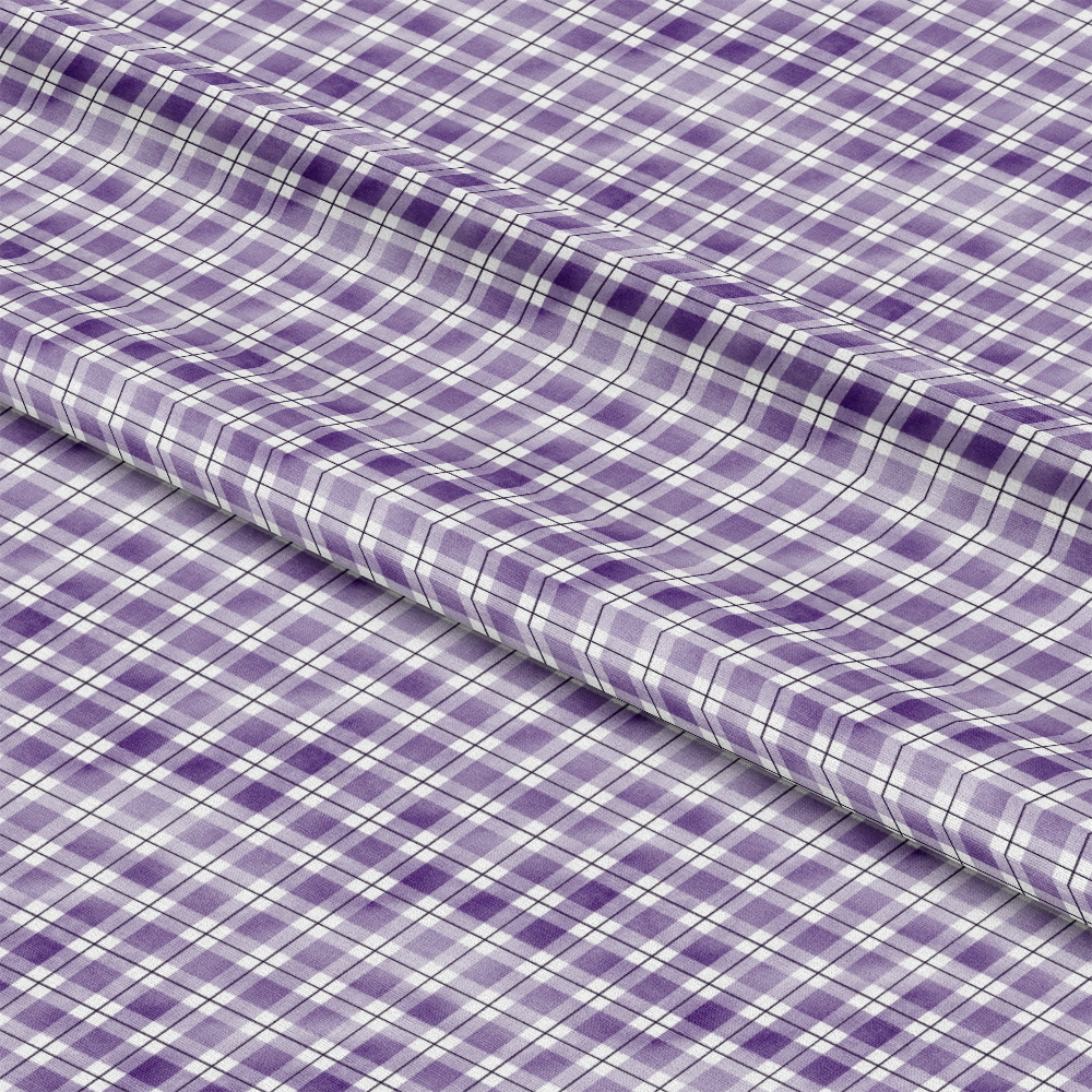 Watercolor Lumberjack Plaid Pattern 22 Quilting Cotton Fabric