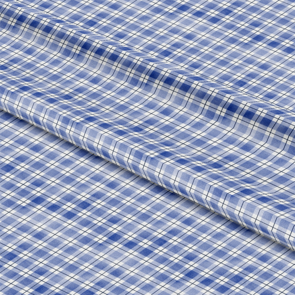 Watercolor Lumberjack Plaid Pattern 28 Quilting Cotton Fabric