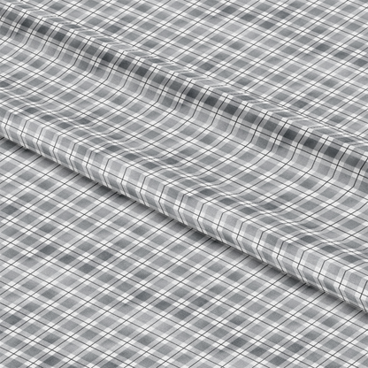 Watercolor Lumberjack Plaid Pattern 2 Quilting Cotton Fabric