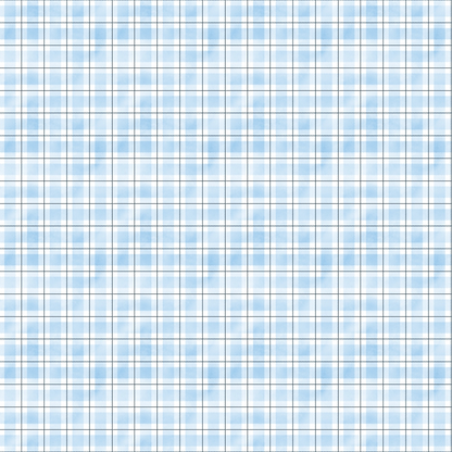 Pattern of intersecting light blue and white lines forming a plaid design on a gray background.