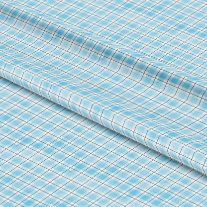 Watercolor Lumberjack Plaid Pattern 31 Quilting Cotton Fabric
