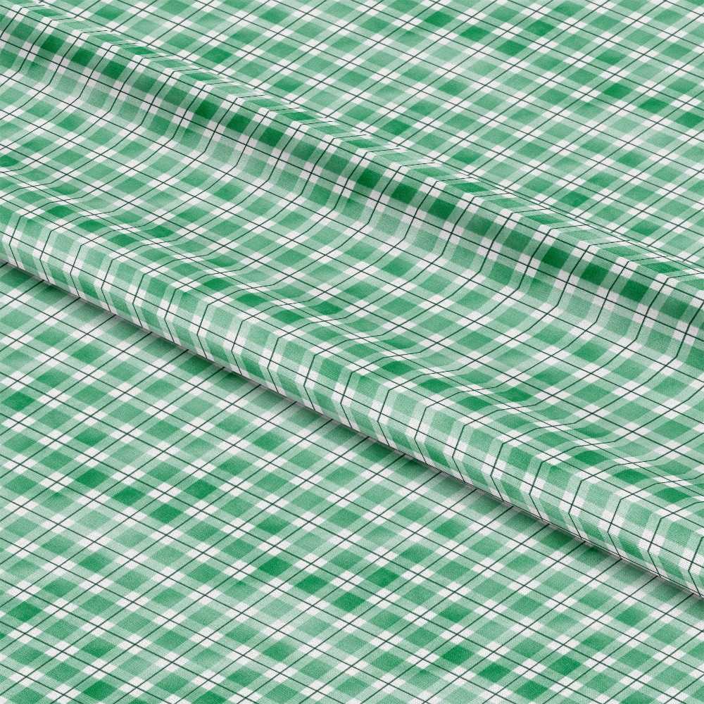 Watercolor Lumberjack Plaid Pattern 36 Quilting Cotton Fabric