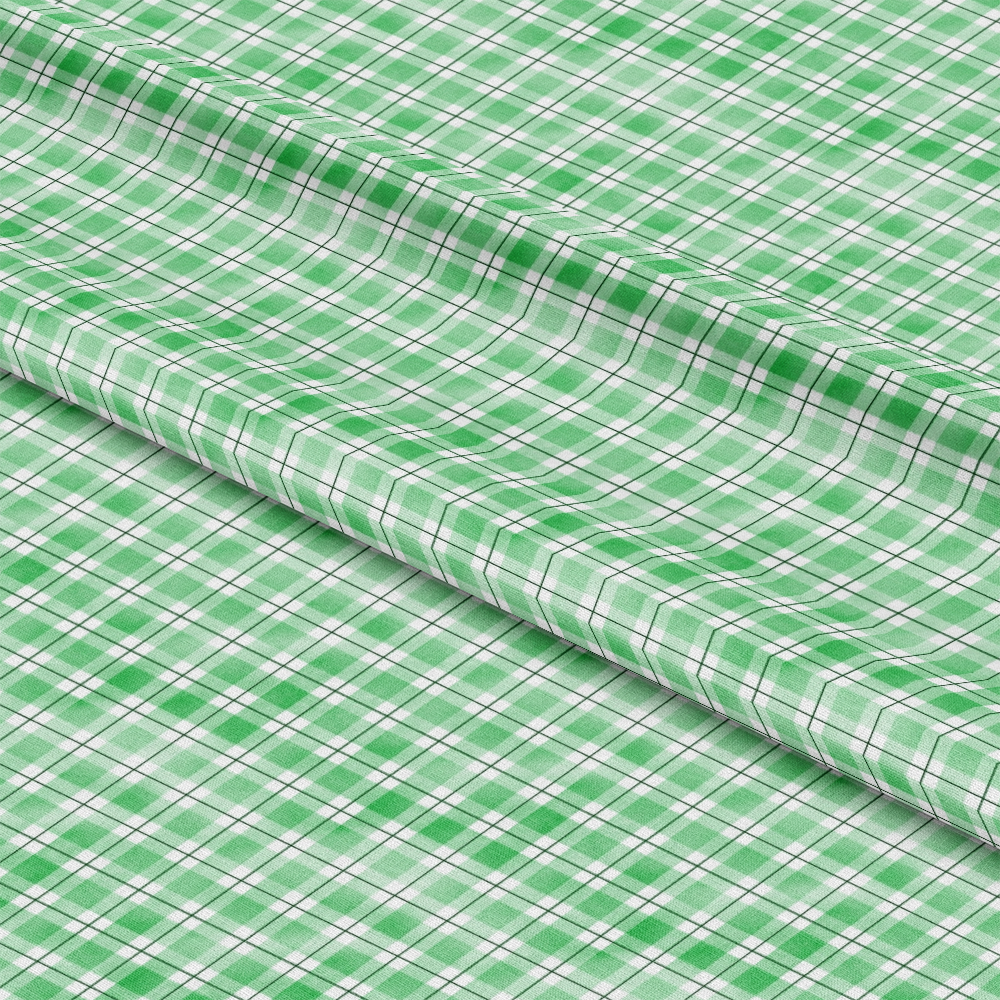 Watercolor Lumberjack Plaid Pattern 37 Quilting Cotton Fabric