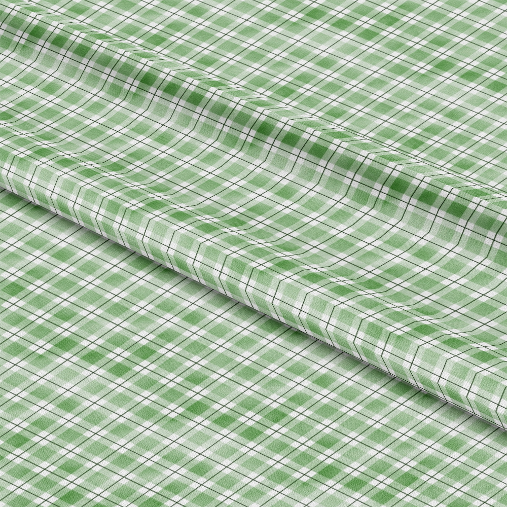 Watercolor Lumberjack Plaid Pattern 38 Quilting Cotton Fabric