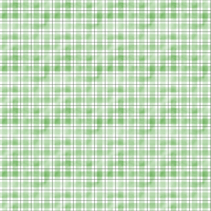 Green and white plaid pattern with small, evenly spaced squares.