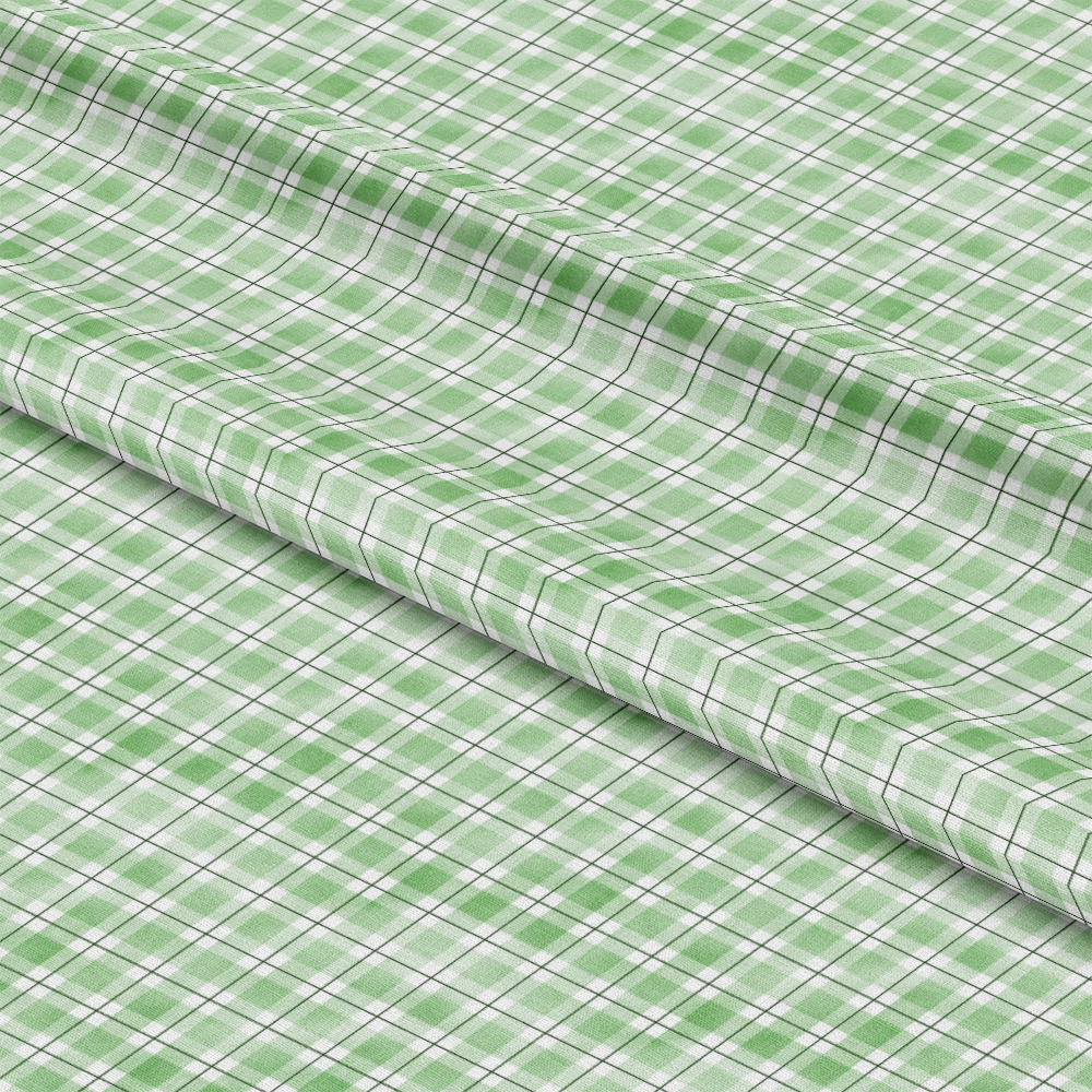 Watercolor Lumberjack Plaid Pattern 40 Quilting Cotton Fabric