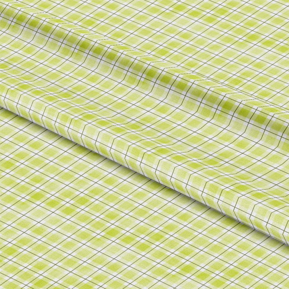 Watercolor Lumberjack Plaid Pattern 41 Quilting Cotton Fabric