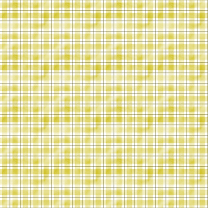 A yellow and white plaid pattern with thin gray lines intersecting on a grid.