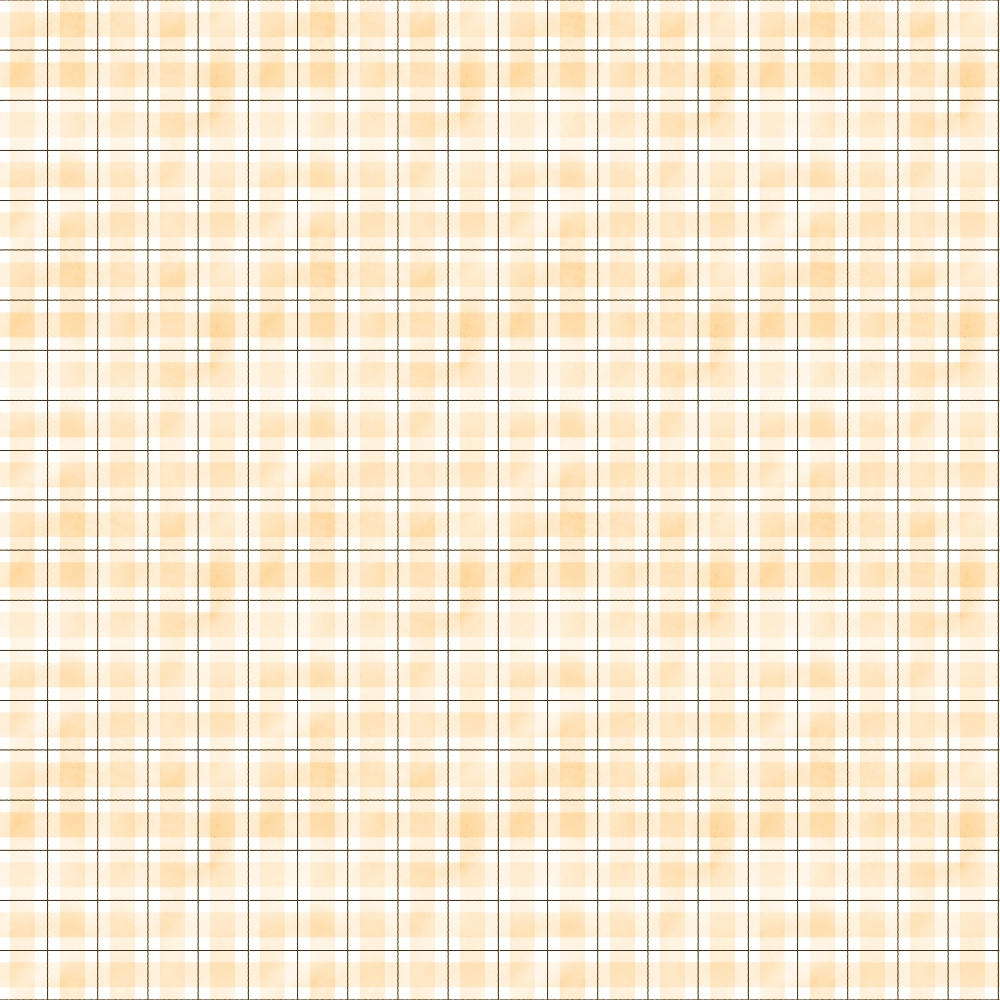 A grid with evenly spaced, thin black lines on a white background. Soft orange squares appear at regular intervals, creating a subtle checkered pattern.