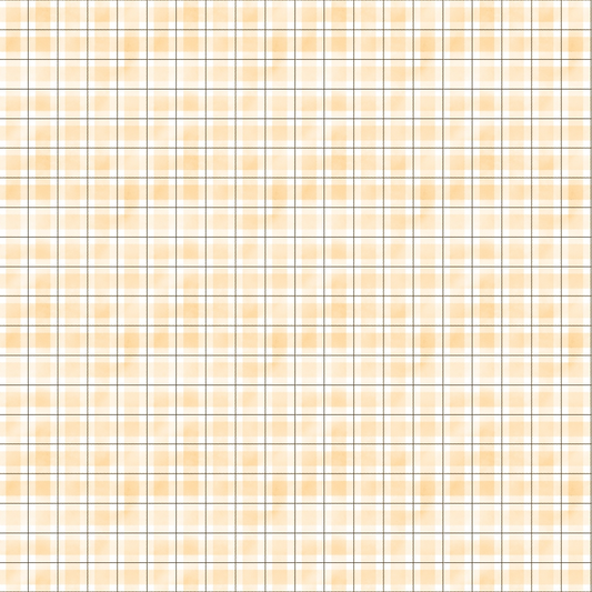 A grid with evenly spaced, thin black lines on a white background. Soft orange squares appear at regular intervals, creating a subtle checkered pattern.