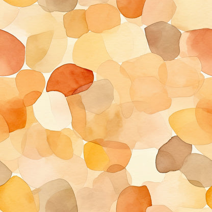 Watercolor Abstract Fall Pattern 12 Quilting Cotton Fabric