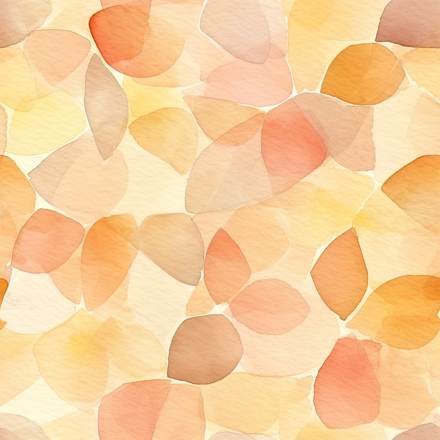 Watercolor Abstract Fall Pattern 7 Quilting Cotton Fabric