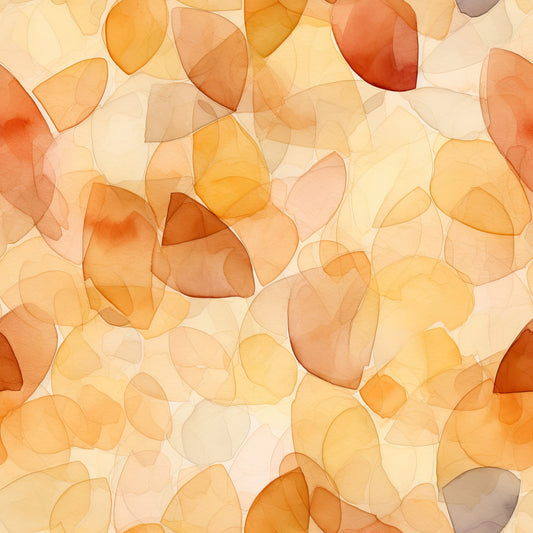Watercolor Abstract Fall Pattern 8 Quilting Cotton Fabric