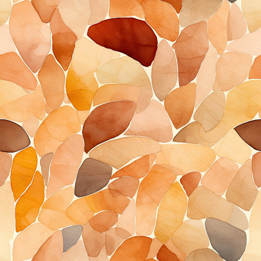 Watercolor Abstract Fall Pattern 9 Quilting Cotton Fabric