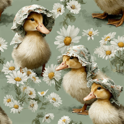 Watercolor Happy Easter Pattern 15 Quilting Cotton Fabric