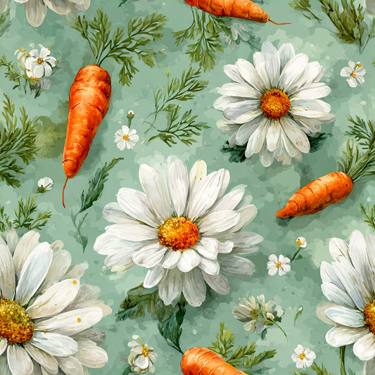 Watercolor Happy Easter Pattern 32 Quilting Cotton Fabric