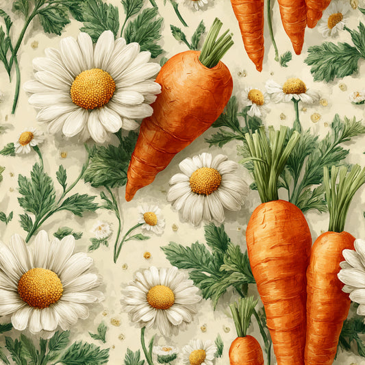 Watercolor Happy Easter Pattern 9 Quilting Cotton Fabric