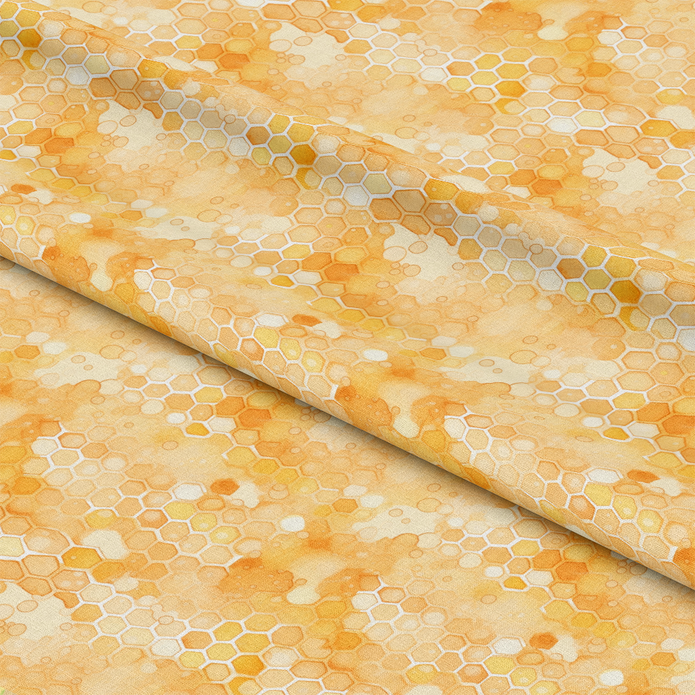 Welcome to the Honeycomb Pattern 15 Quilting Cotton Fabric