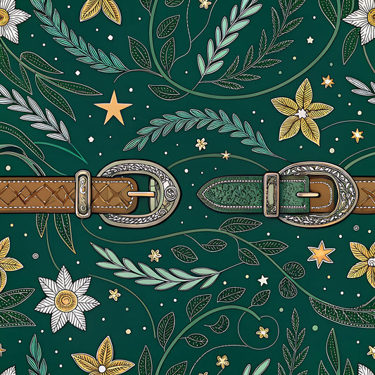 Western Cowboy Pattern 20 Quilting Cotton Fabric