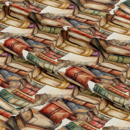Whimsical Library Pattern 13 Quilting Cotton Fabric