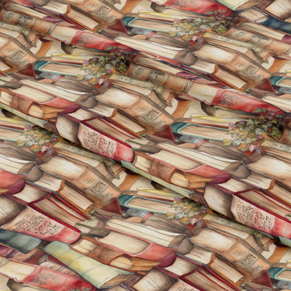 Whimsical Library Pattern 17 Quilting Cotton Fabric