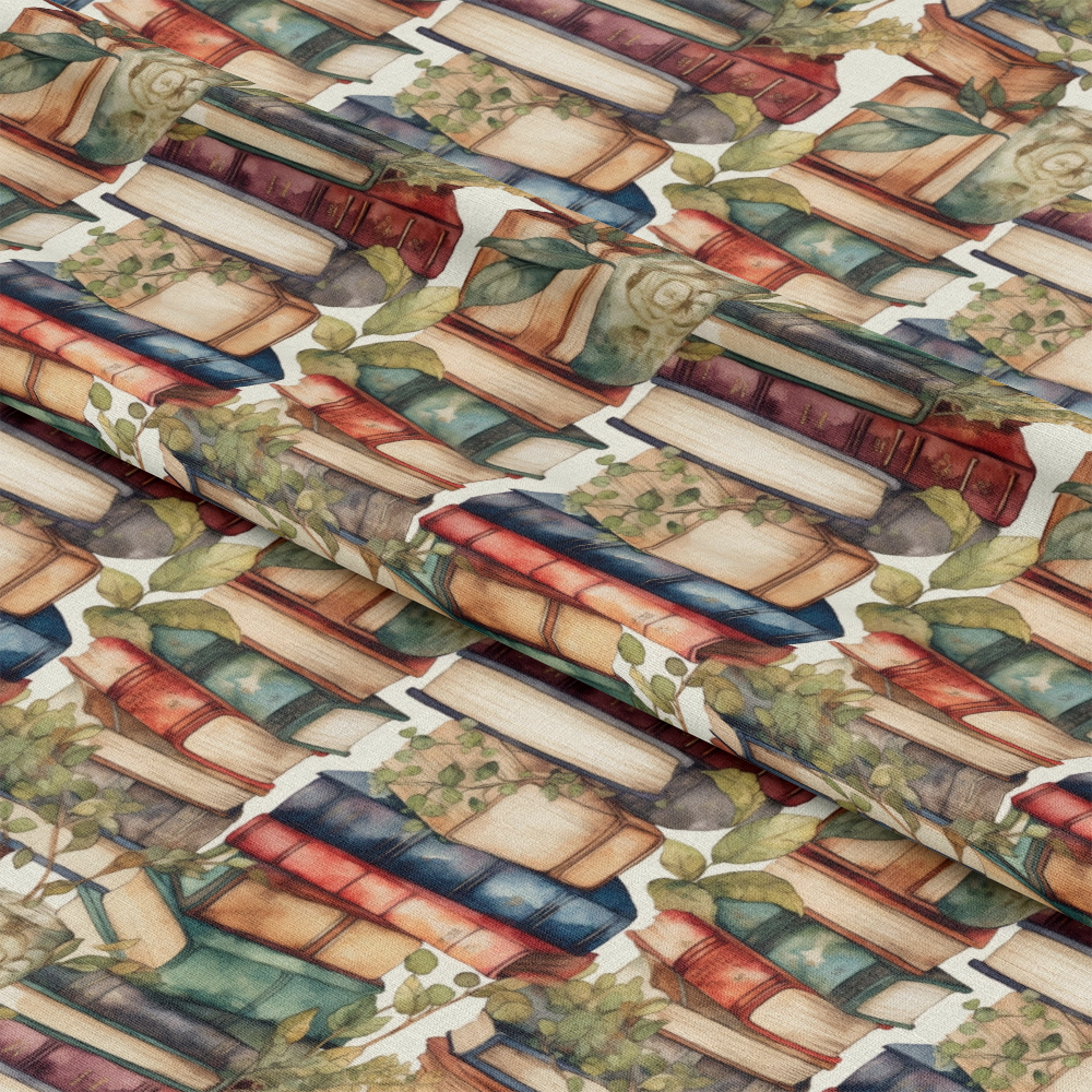 Whimsical Library Pattern 5 Quilting Cotton Fabric