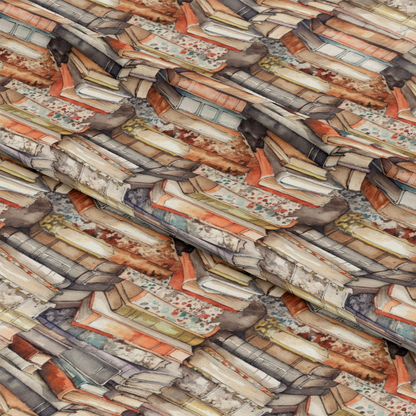 Whimsical Library Pattern 6 Quilting Cotton Fabric