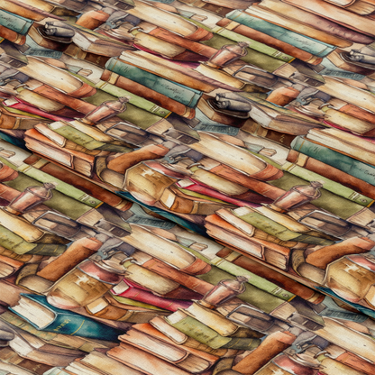 Whimsical Library Pattern 9 Quilting Cotton Fabric