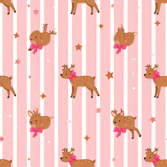 Whimsical Christmas Characters Pattern 12 Quilting Cotton Fabric