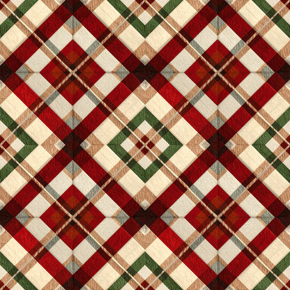 Whimsical Christmas Pattern 12 Quilting Cotton Fabric