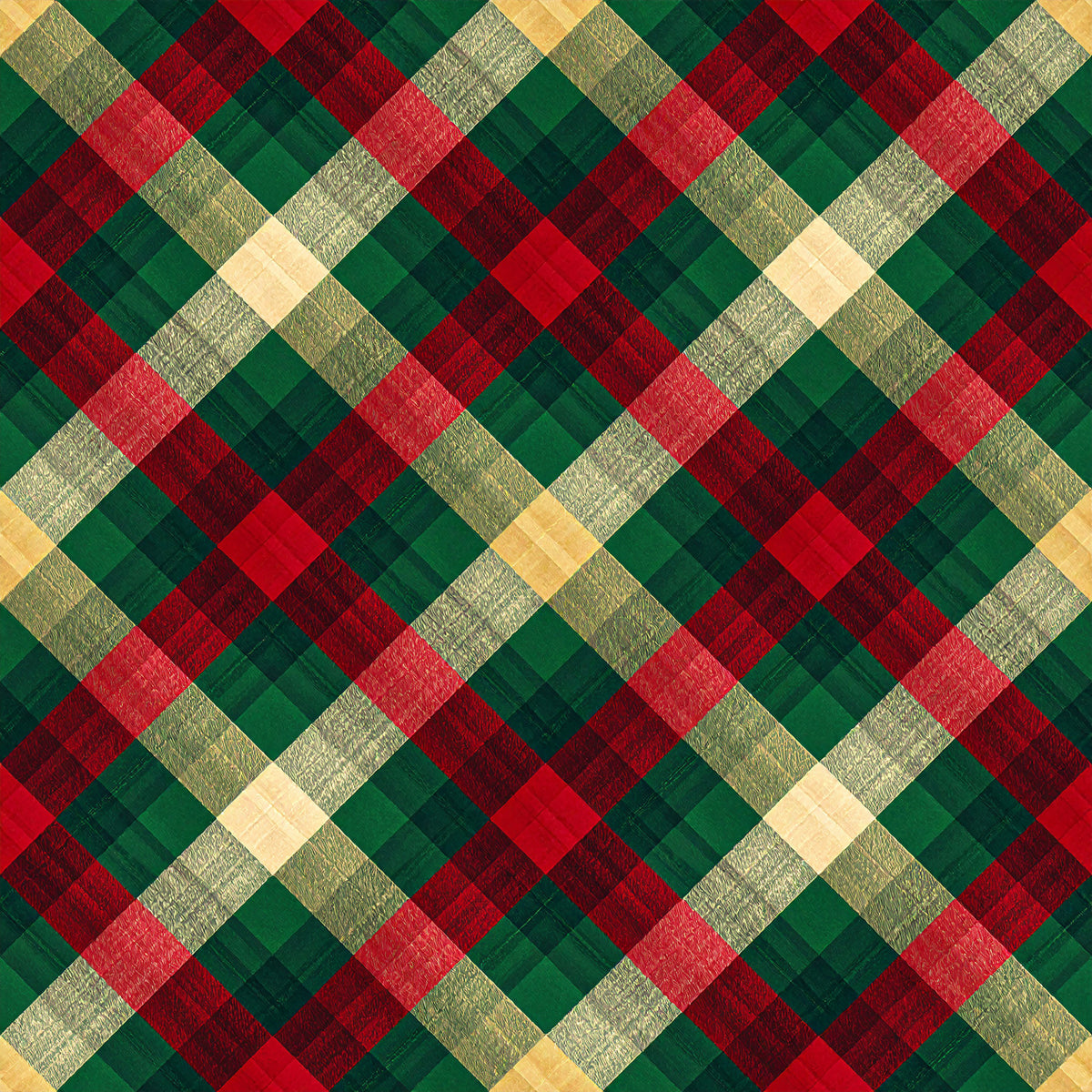 Whimsical Christmas Pattern 16 Quilting Cotton Fabric